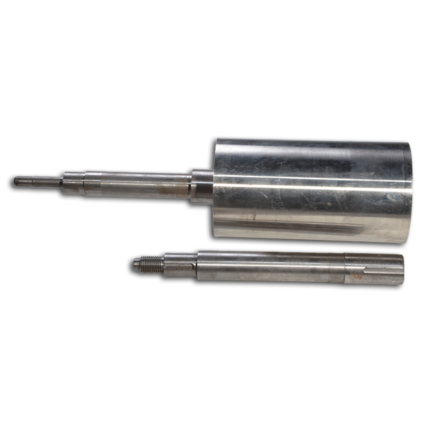 Rouleau inox du pétrin à cylindre